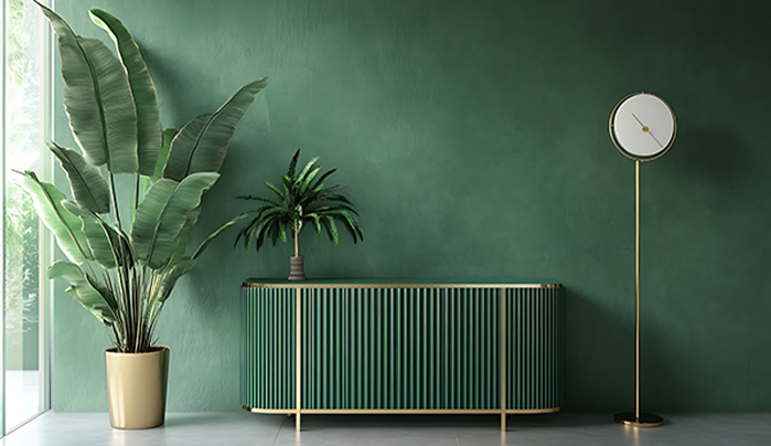 Modern sideboard with louver finish - CenturyPly