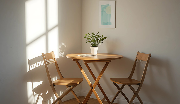 Foldable Furniture-Creative Small Dining Room Designs