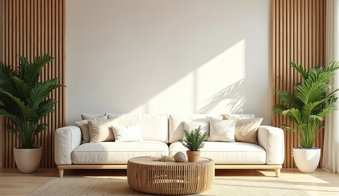 Floor-to-Ceiling Louver Panels - Stylish Louver Wall Design Ideas