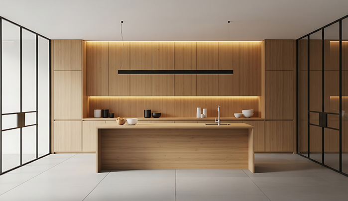 Breakfast Counter Kitchen Partition Design - Elegant Kitchen Partition Designs