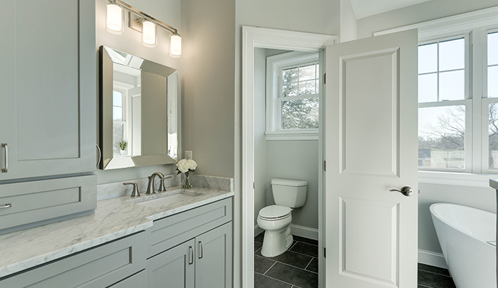 Ventilated PVC Doors - PVC bathroom door designs
