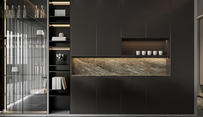 Modern Veneer shelves - CenturyPly