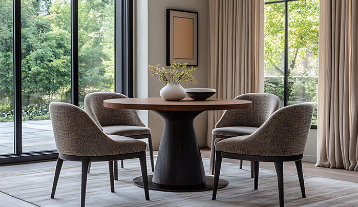 Compact Two-Tone Theme-Creative Small Dining Room Designs