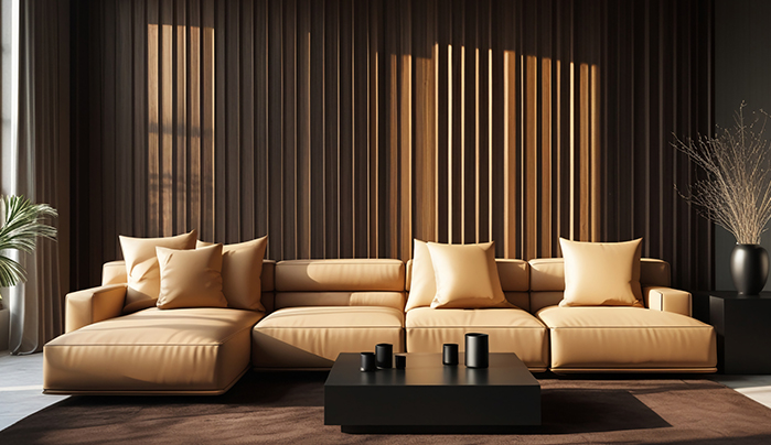 Glass and Louver Combination Panels - Stylish Louver Wall Design Ideas