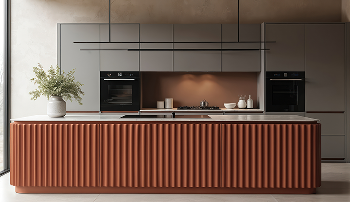 Fluted Laminate for Kitchen - CenturyPly