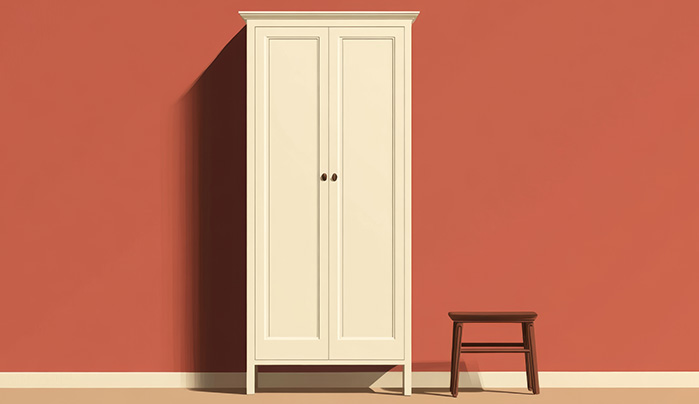 Muted Terracota & Cream Blend - Stylish Sunmica Designs for Wardrobe