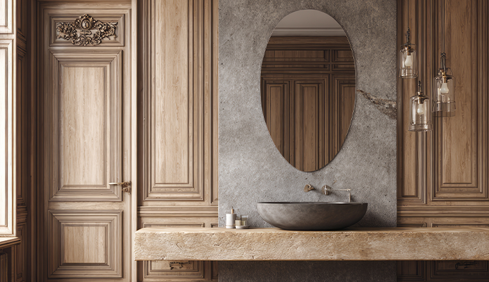 Fluted Panel Modern Door - CenturyPly