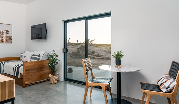 Sliding Glass Doors-Creative Small Dining Room Designs