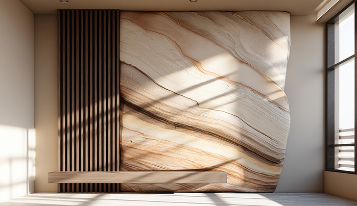 Accent Wall Panelling with Contrast Tones - Wall Panelling Designs
