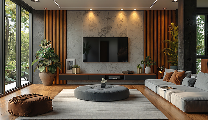 Walnut Veneer For TV Panel - CenturyPly