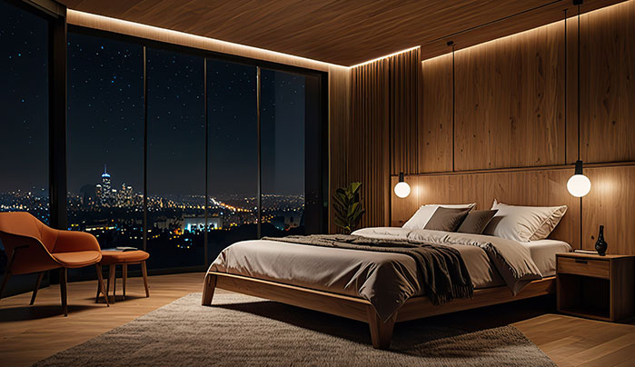 plywood bed