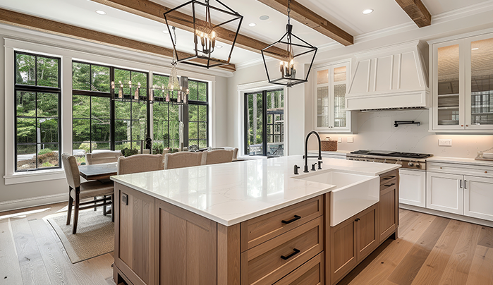 High gloss kitchen cabinet - CenturyPly