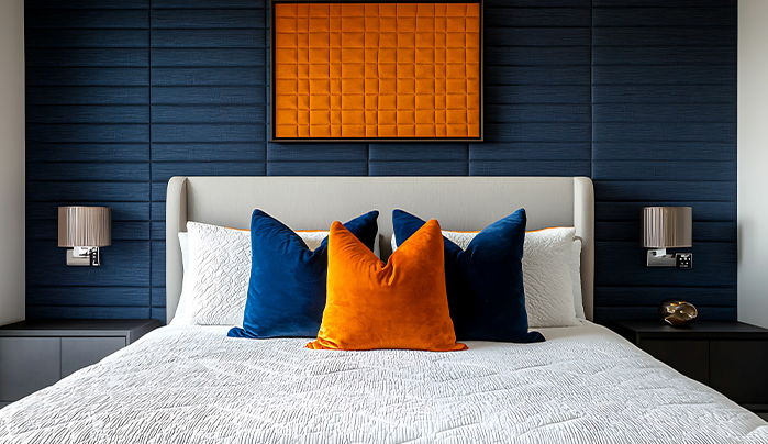 Creative Feature Walls - modern Bedroom Design Ideas
