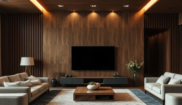 Modern WPC louvers for wall - CenturyPly