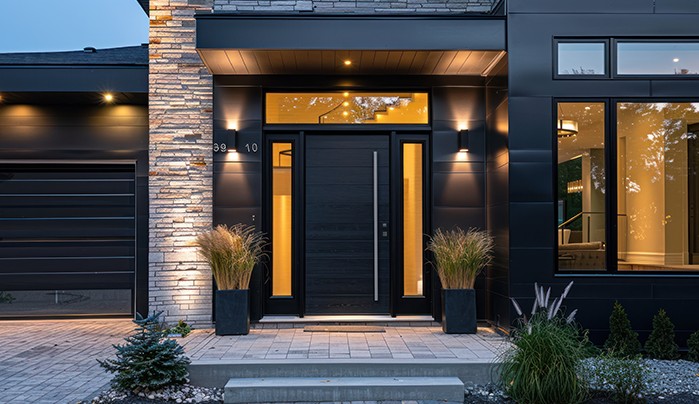 Minimalist Matte Finish Doors - Double Door Design