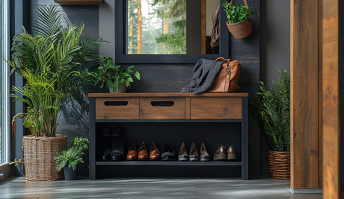 Plywood shoe rack - CenturyPly