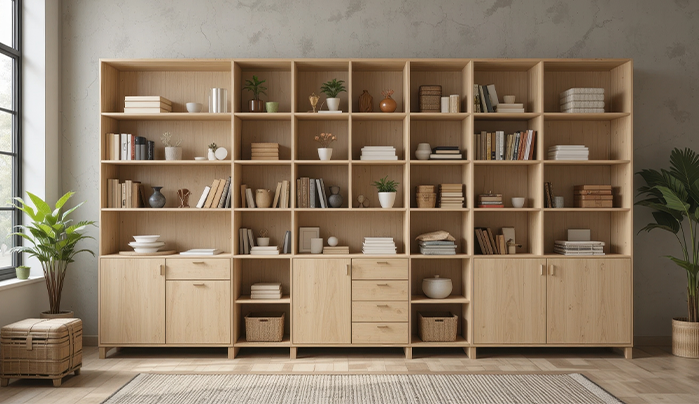 Plywood book shelves - CenturyPly