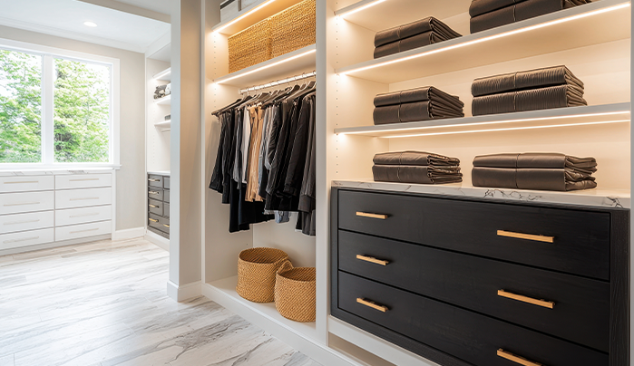 Smart Wardrobe Design for Bedroom