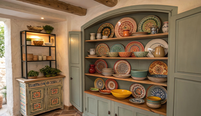French Style Crockery Unit-Stunning Crockery Unit Designs