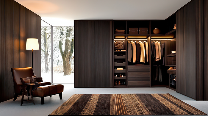 Designer plywood wardrobe - CenturyPly