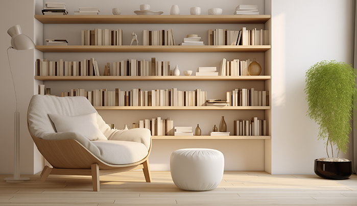 Compact Convertible Library - Home Library Designs
