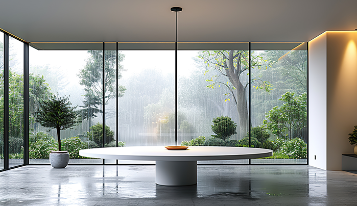 Plywood round table- CenturyPly