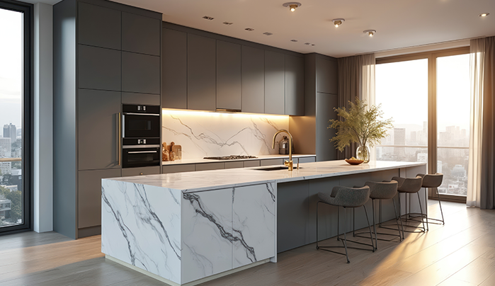 Laminate kitchen island - CenturyPly