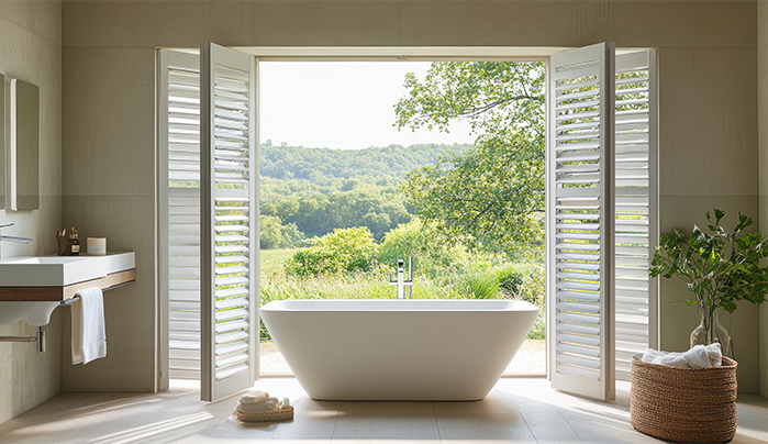 Folding Bathroom Door Design