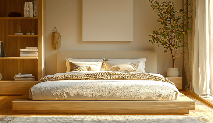 Veneer finish bed - CenturyPly