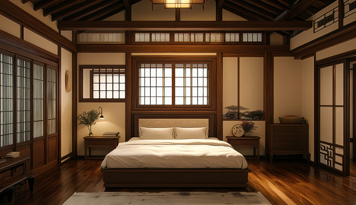 Classic Wood Panel Door-Bedroom Door Designs