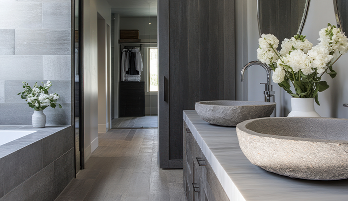 Modern Sliding Bathroom Door Design