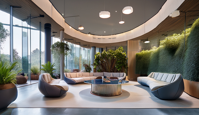 Dedicated Collaboration Corners- Office Interior Design Ideas