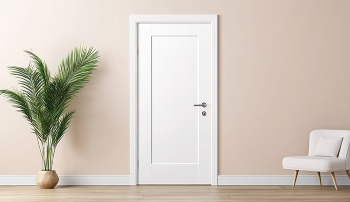 Minimalist Flush Door-Bedroom Door Designs