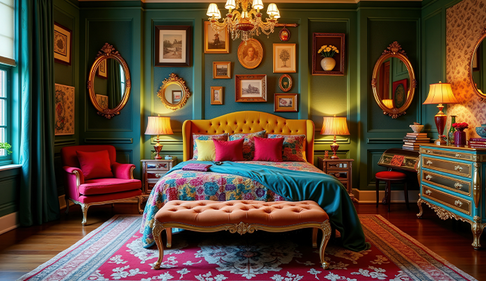 Maximalist Bedroom - Modern Bedroom Design Ideas
