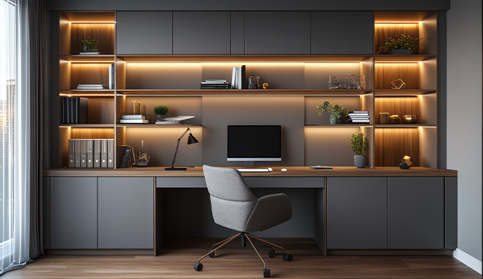 Modern office desk- CenturyPly