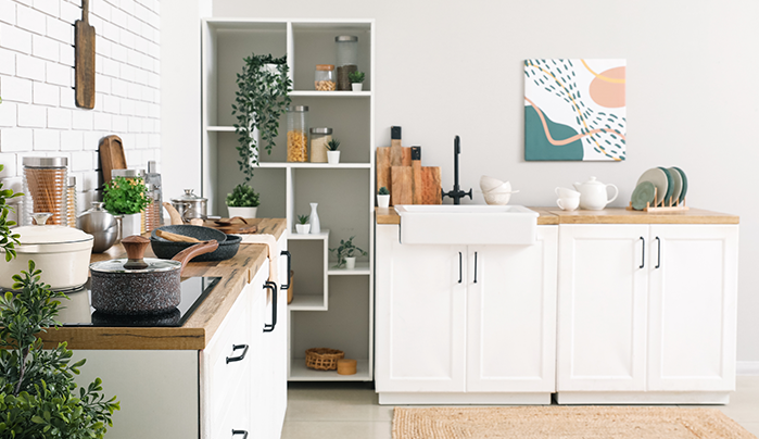 Nature-Industrial Fusion Unit-Stunning Crockery Unit Designs