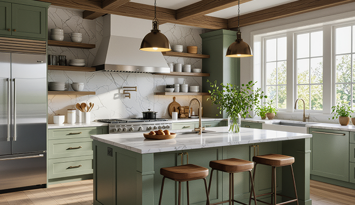 Open Kitchen - Stunning Sunmica Designs