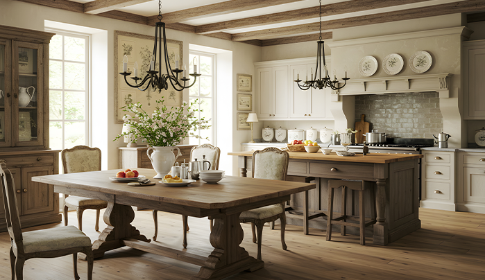 Plywood dining table- CenturyPly