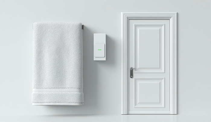 Simple Panel Modern Bathroom Door Design