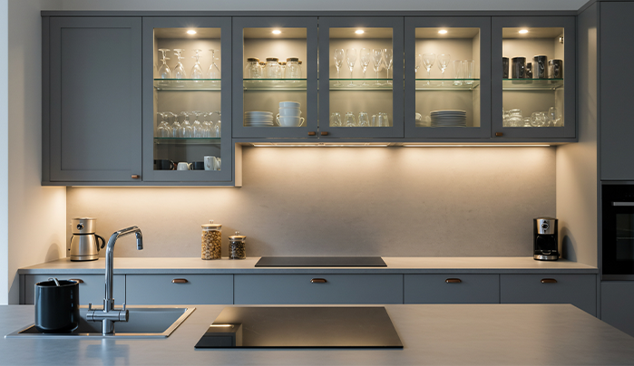 Glass Designed Crockery Unit-Stunning Crockery Unit Designs