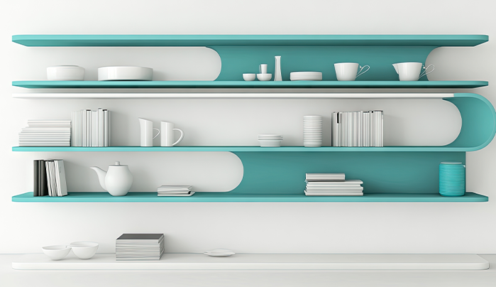 Geometric Design-Stunning Crockery Unit Designs
