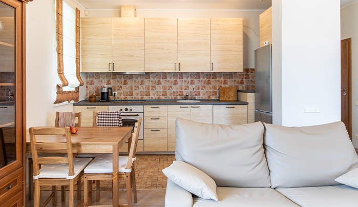 Firewall plywood kitchen cabinet - CenturyPly