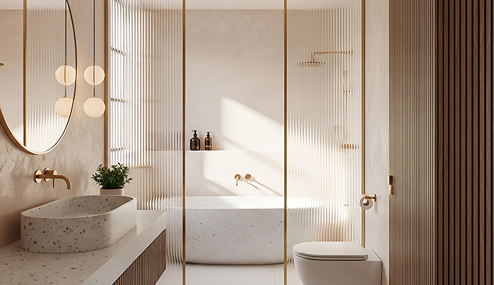 Natural Stone Looks Without the Maintenance - Bathroom Design Ideas