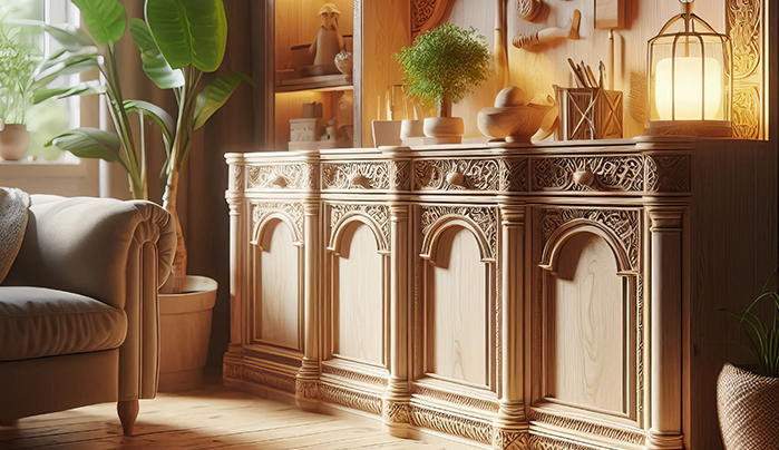 Decorative plywood shelf - CenturyPly