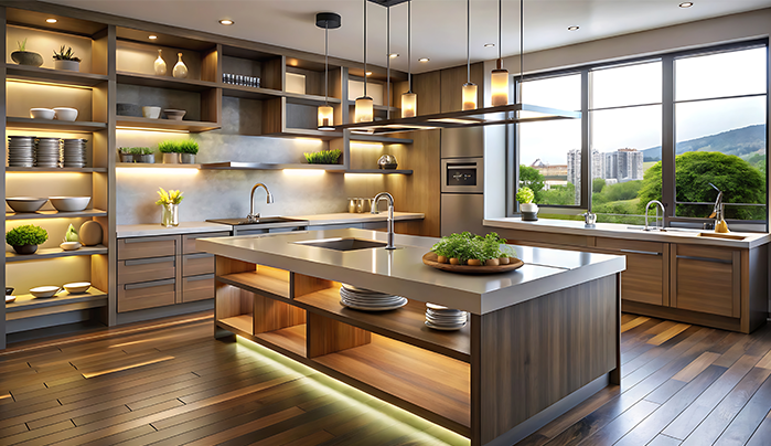 Kitchen waterproof plywood cabinet - CenturyPly