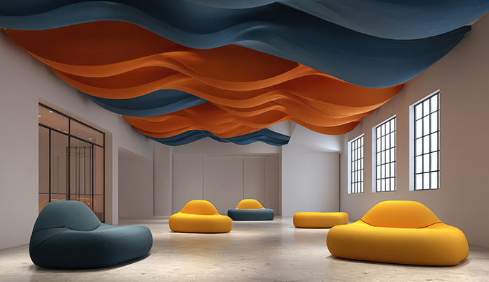 Statement Ceilings for a Modern Touch - Office Interior Design Ideas