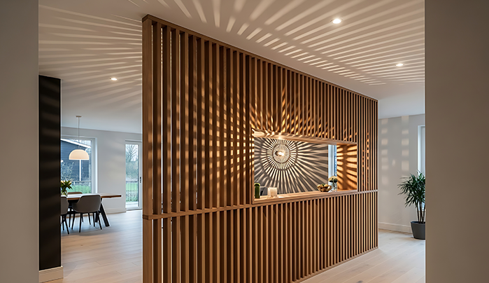 Modern plywood partition - CenturyPly