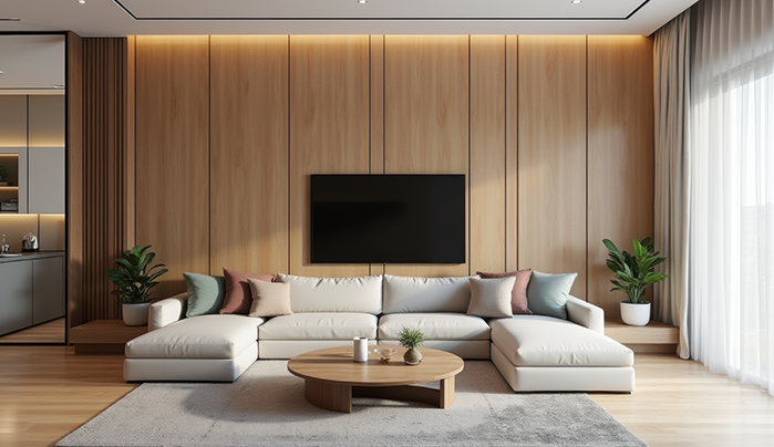 Plywood round table - CenturyPly