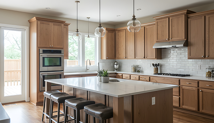 BWP plywood kitchen island - CenturyPly