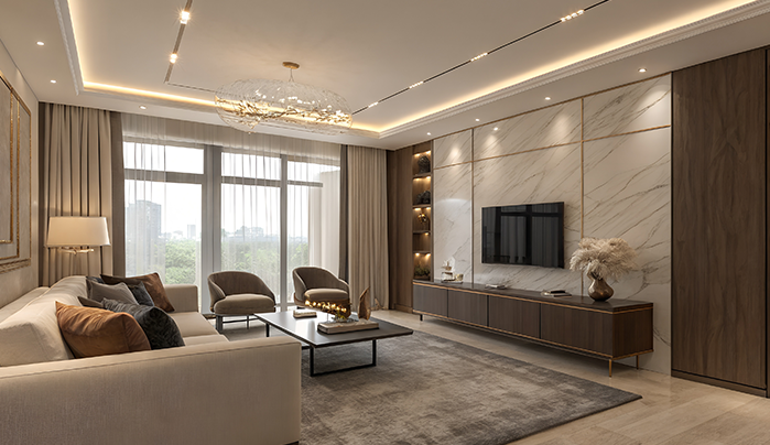 Modern laminate tv unit - CenturyPly